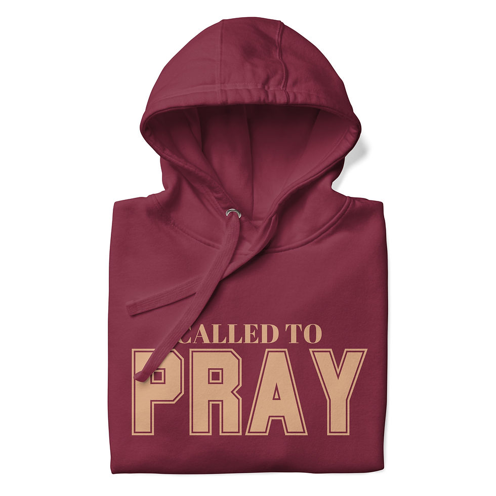 Thumbnail: Called to Pray "Brown" Unisex Hoodie