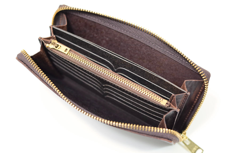 サムネイル： Zipper Clutch Wallet Cigar