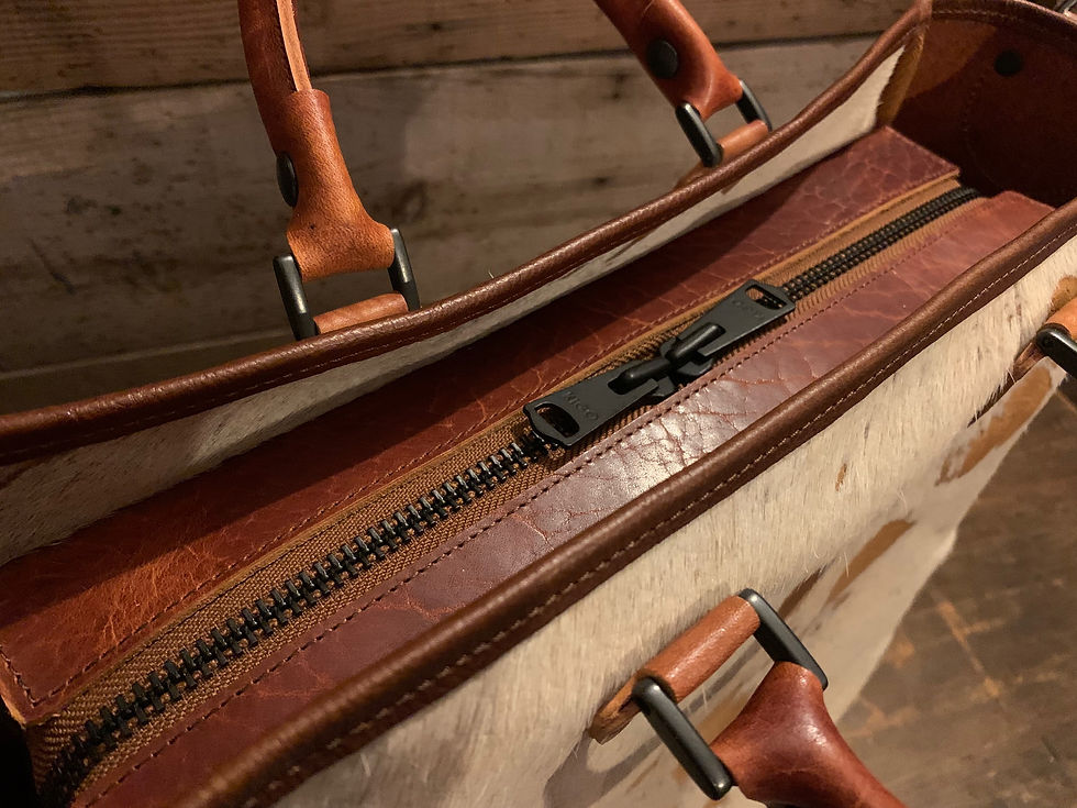 サムネイル： Heritage Horse hair Shotgun Tote