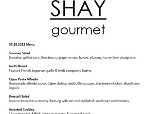 The Galley / Friday 9/1 Menu