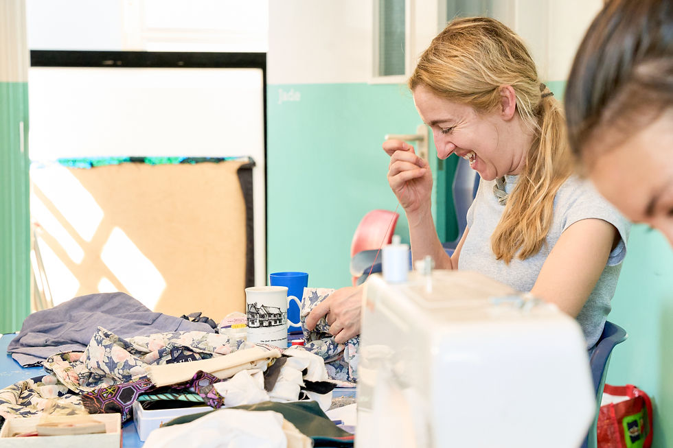 Clothing Repair at St Mary's Repair & Re-use fair