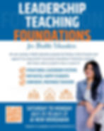 Leadership Teaching Foundations Retreat