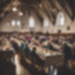 A dinner for the community in a church hall.jpg