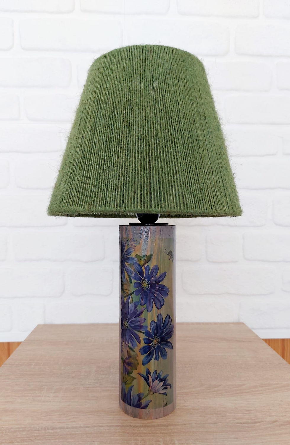 Thumbnail: RETRO NOW BLUE GARDEN WOODEN LEG LAMP