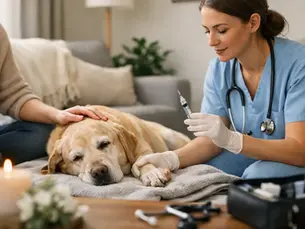 Como funciona a eutanásia ao domicílio para cães