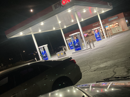 Day 4 went to the gas station