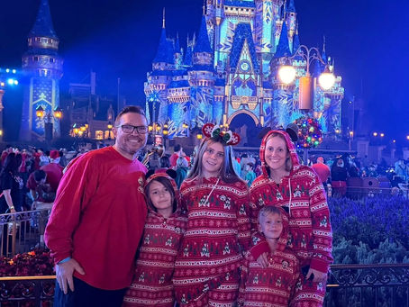 Disney World at Christmastime with kids