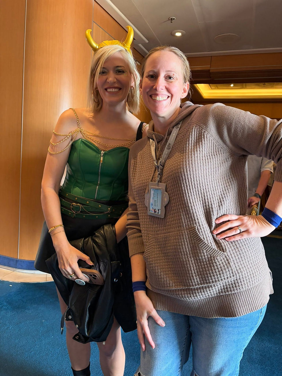 Meeting one of the Youtubers from Mammoth Club- a bit starstruck!