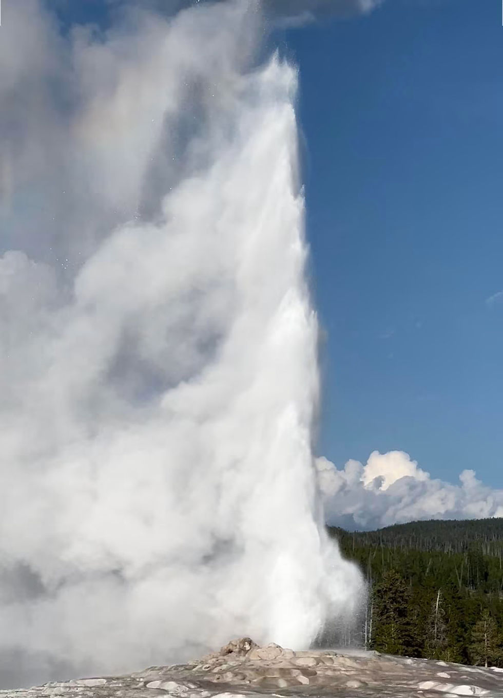 Old Faithful at Yellowstone National Park