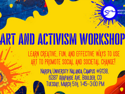 Art and Activism Workshop at Naropa University