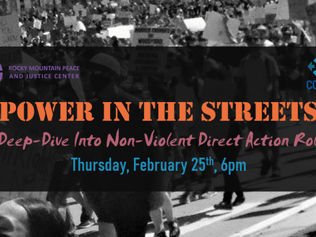 Join Us This Thursday for a Non-Violent Direct Action Training!