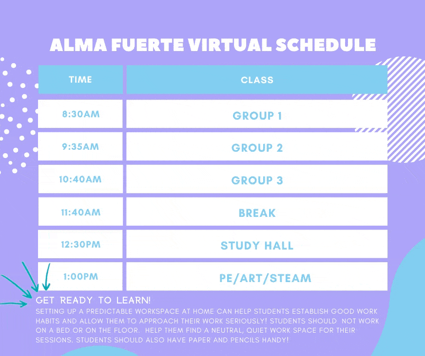 ¿Cómo se ha preparado Alma Fuerte para COVID-19 y la educación a distancia?
