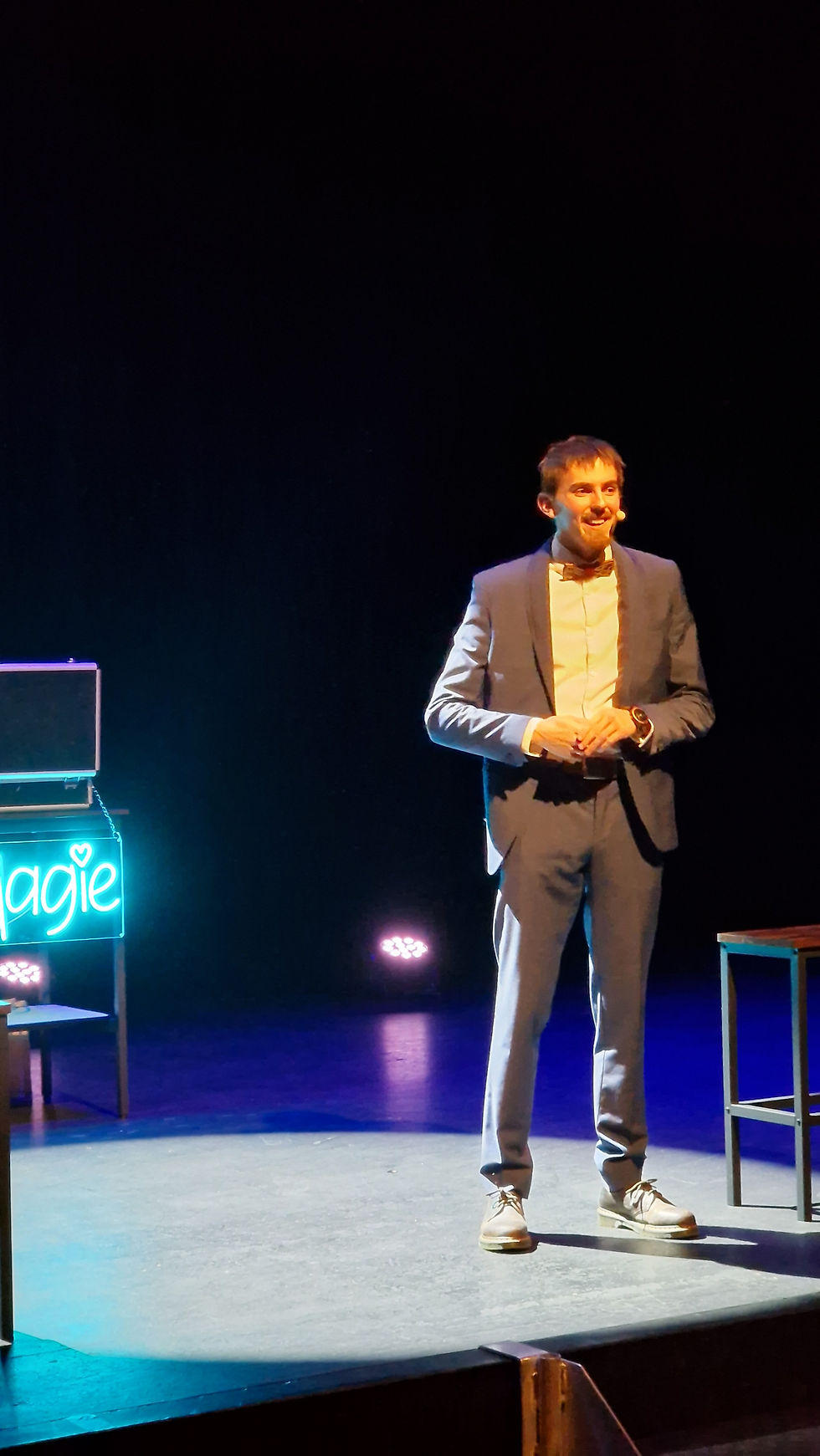 Lucas Barreaux magie de scène spectacle