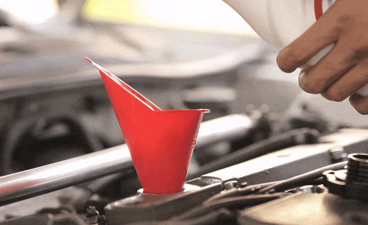 How to change your oil, pouring motor oil, engine oil