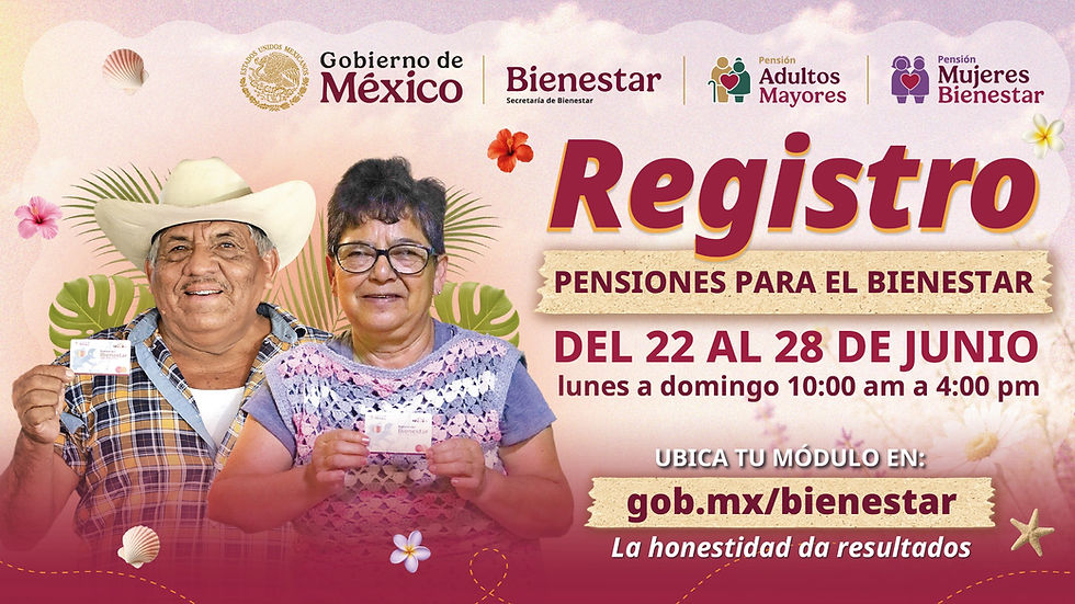 ANUNCIA DELEGACIÓN DE BIENESTAR GUERRERO INCORPORACIÓN A LAS PENSIONES DE MUJERES Y ADULTOS MAYORES