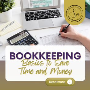 Bookkeeping Basics to Save Time and Money