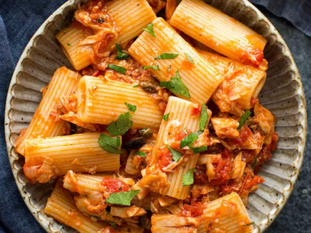 Pasta mit Thunfisch und Zimt 