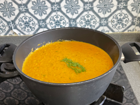 Kürbisgemüse mit Dille