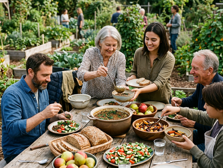 Nutricion y comunidad como base para una vida mas saludable