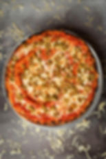 Pizza con aceitunas verdes o negras 12"