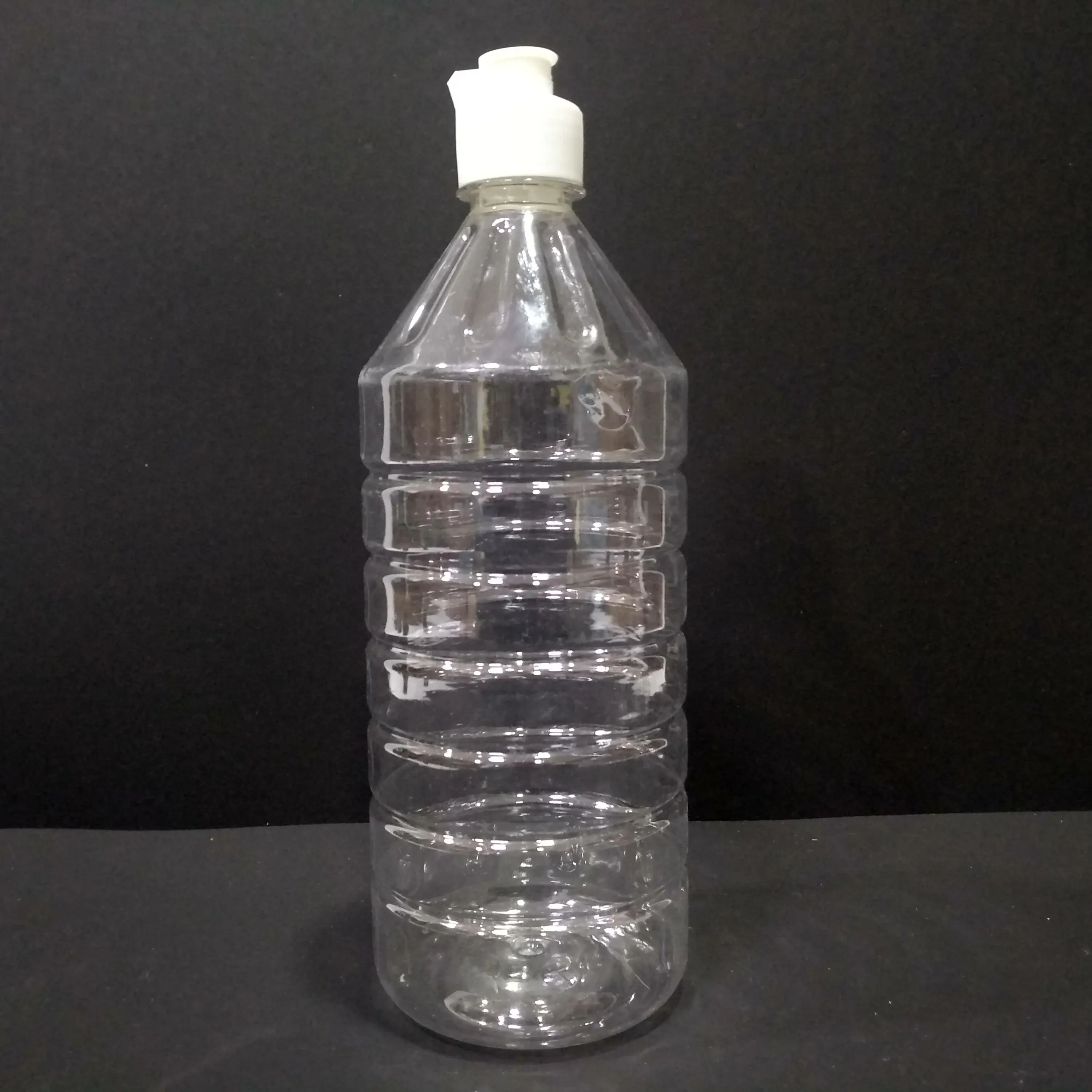 Empty Round RING Shape Plastic Bottle