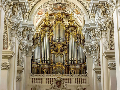 Die weltberühmte Orgel des Doms St. Stephan zu Passau.