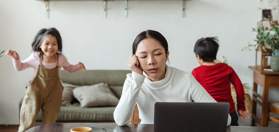 Stressed out parent