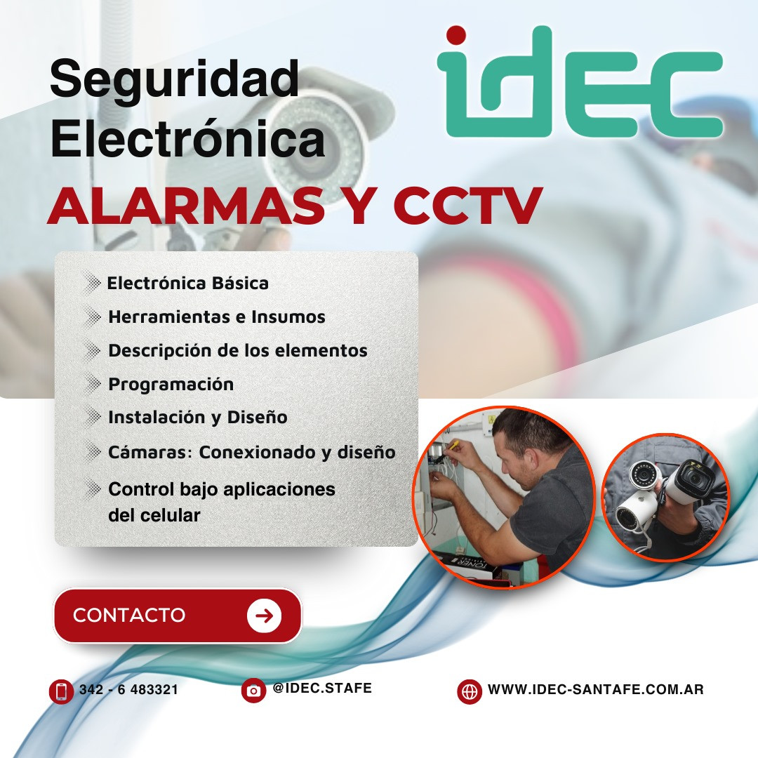 Seguridad Electrónica: Alarmas y CCTV