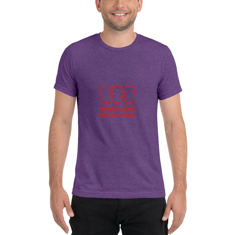 Thumbnail: Three Headed monster Mens Short sleeve t-shirt