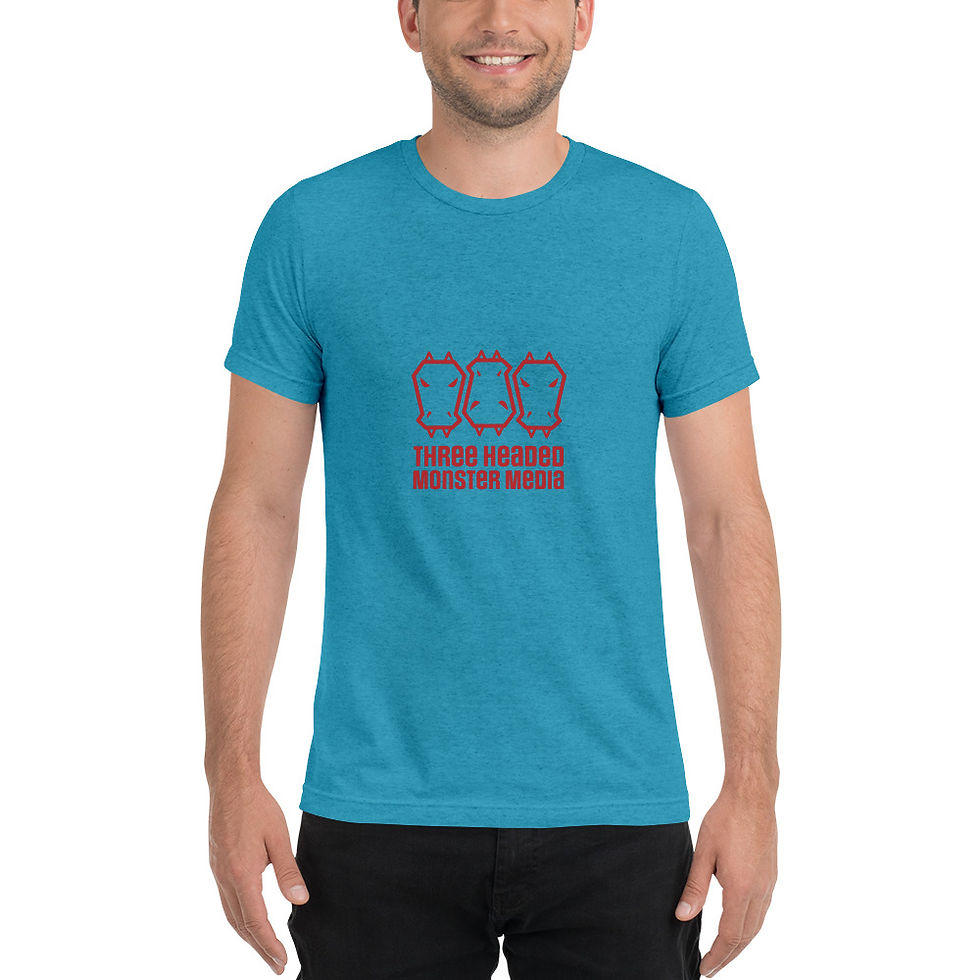 Thumbnail: Three Headed monster Mens Short sleeve t-shirt