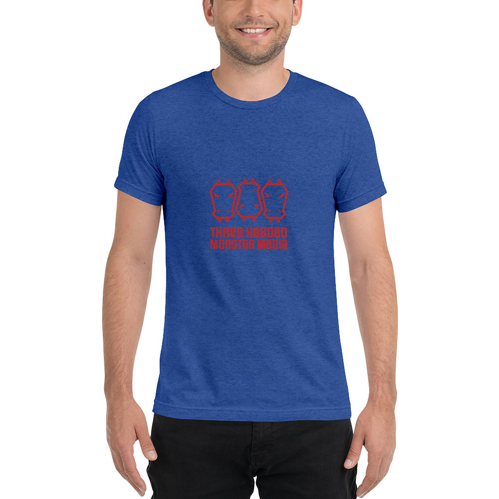 Thumbnail: Three Headed monster Mens Short sleeve t-shirt