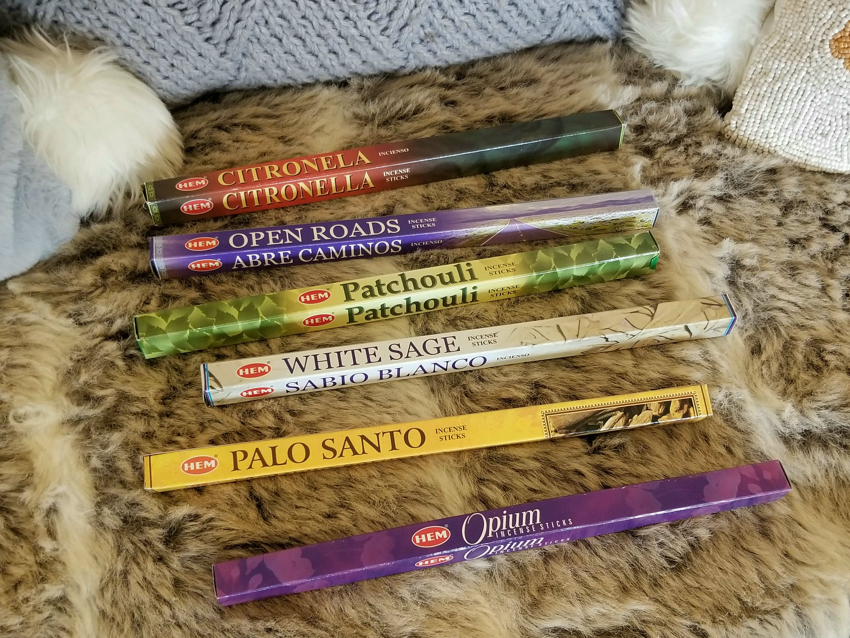 Assorted Incense Sticks - 8 sticks / pack