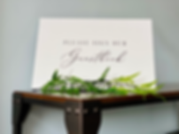 Medium "Please Sign Our Guestbook"