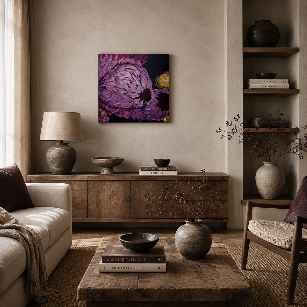 Thumbnail: After the Rain , Canvas 20"tall x 20"wide x 1 1/2" deep