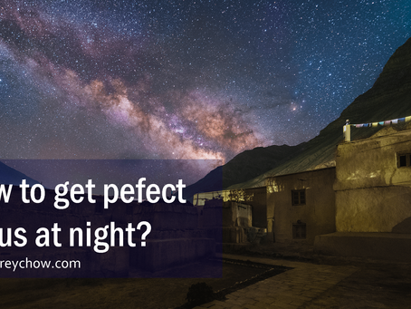 How to get perfect focus at night?