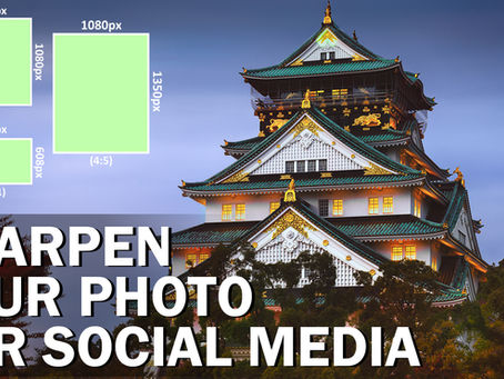 How to sharpen your photo for social media and web