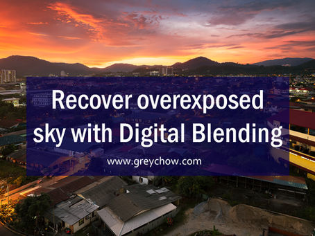 Recover Overexposed Sky With Digital Blending