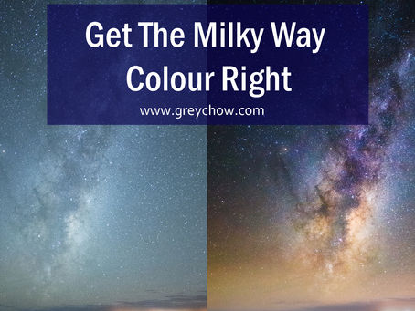 How to get the correct Milky Way colour