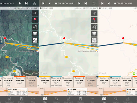 Using TPE App in planning your photo shoot
