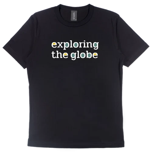 Explore the globe T-shirt | OVER THE SKY