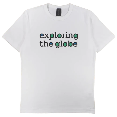 Explore the globe T-shirt | OVER THE SKY