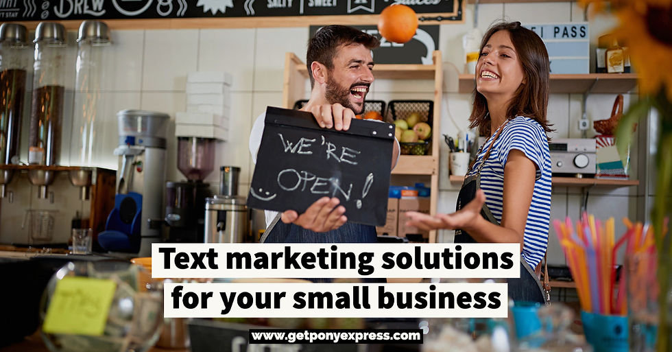 Text Marketing Solutions for your Small Business