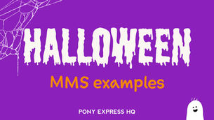 10 Halloween MMS message examples