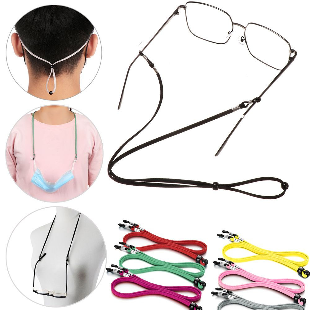 Fashion High Elasticity Non-slip Women Men Children Face Mask Lanyards Neck Stra