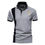 Thumbnail: AIOPESON 100% Cotton Badge Embroidery Polo Shirt for Men Short-sleeved Patchwork