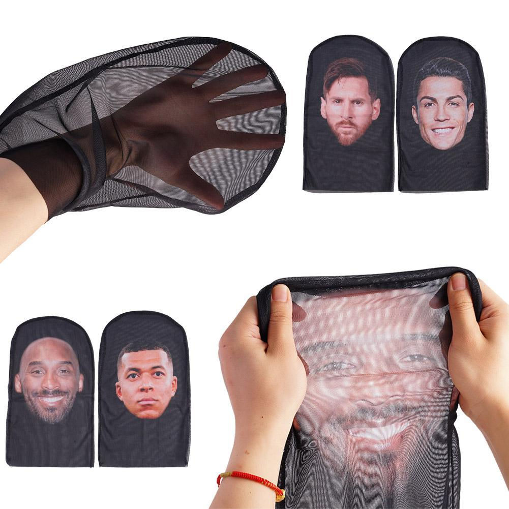 Full Face Mask Celebrity Ball-game Star Face Mask Simulation Kanye Shiesty Mesh