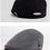 Thumbnail: Men Fashion Corduroy Beret Spring Autumn Thick Warm Women's Flat Hat Vintage Cas