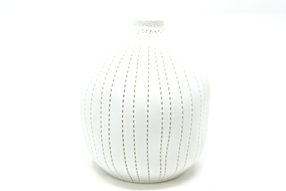 The Andaman Petite Isla Vase - Blanc