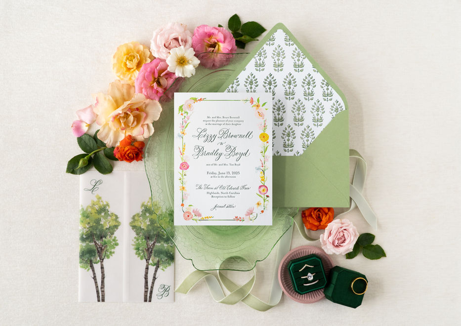 Spot Calligraphy for Wedding invitations