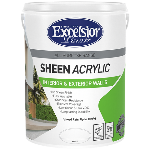 ジュリウス シェルマン : ロス アンジェルス All Purpose Sheen Acrylic – Interior & Exterior Walls | Excelsior